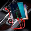 AANJ1 Car Mobile Phone Charging Cable 3-in-1 interface Charger For KIA K3 Sportage Carnival K5 Seltos Pegas KX1 EV5 Sonet EV6 K4 EV3