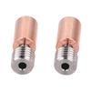 2Pcs Bi Metal Heat Break Ti Alloy Copper Bimetallic Heatbreak for K1 K1 Maximum Ender3 V3 KE 3 S1