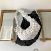 Lightweight Polka Dot Pleated Bag Korean Style Nylon Messenger Pouch Lace Crossbody Bag  Outdoor