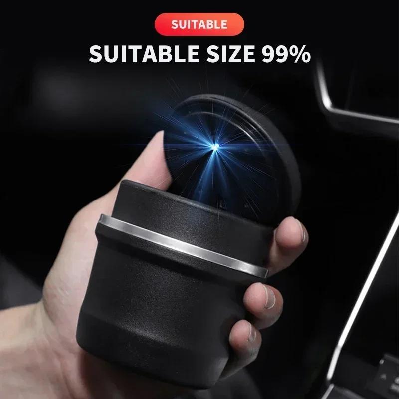 New 2026 Car Sticker 2025 Hot For Ford Car Ashtray Smokeless Auto Ashtray Flame Retardant Cigarette Holder Box For Ford Focus 2