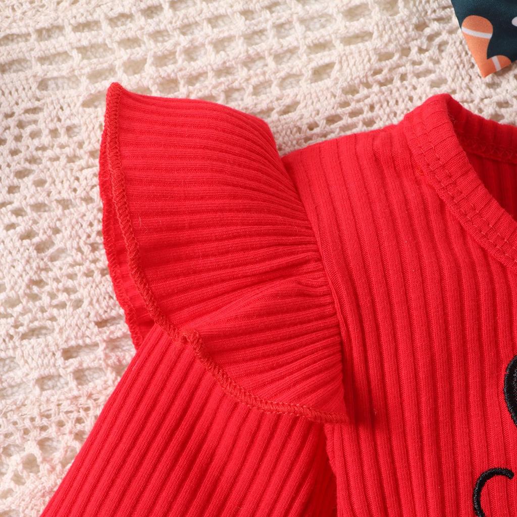 Ma&baby, рождественский комбинезон для новорожденных девочек 0-18 месяцев, комбинезон с длинными рукавами и буквами шляпы Санта-Клауса с принтом, повязка на голову, рождественские наряды