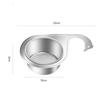 Stainless Steel Sink Drain Basket Kitchen Basin Organizer Filter Storage Shelf