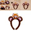 Red Panda Soft Plush Headband With Decorative Hair Accessory For Playroom