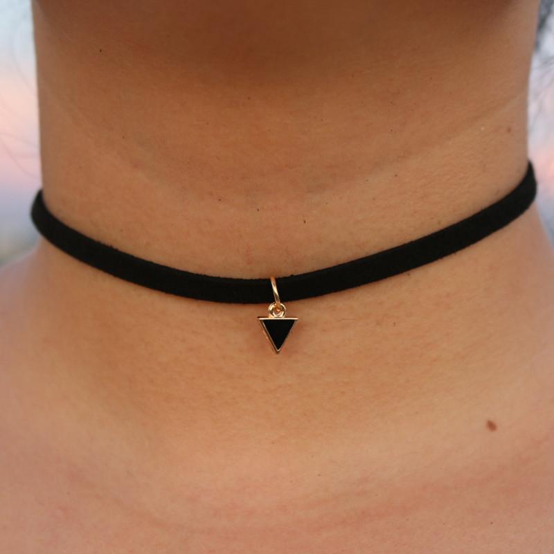 Gothic Choker Necklaces for Women Clavicle Collares Jewelry Bijoux Colier Necklaces Smile Pendants Neck Jewelry