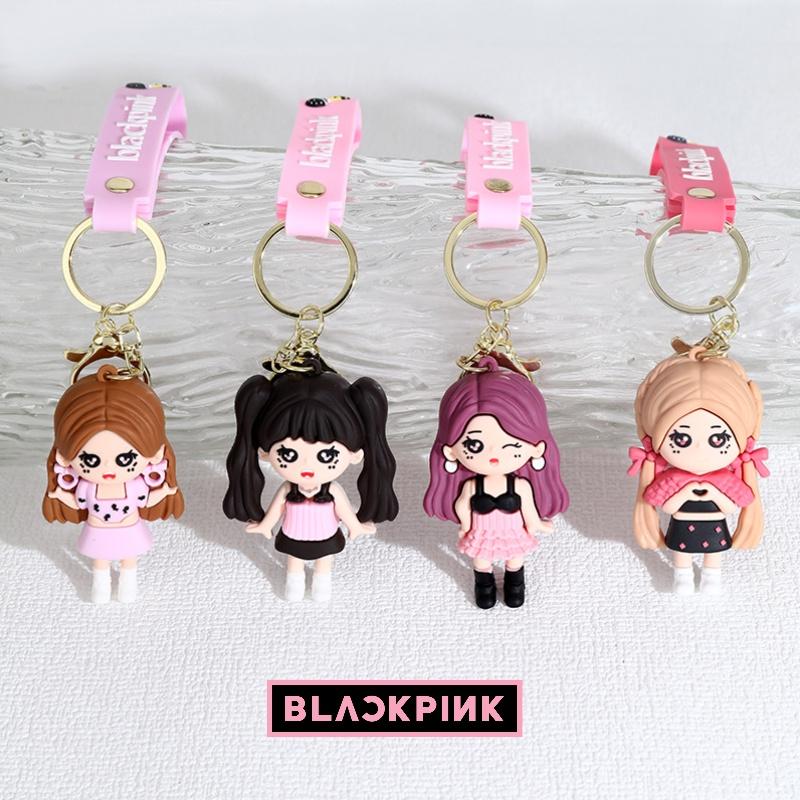 Новый силиконовый брелок Blackpink Милый брелок для сумки пары Автомобильный аксессуар