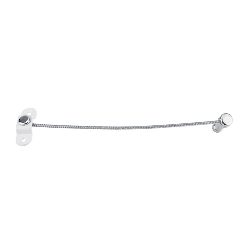 Безопасность детей, ограничитель открывания окон и дверей, тросовый замок 19 см, гибкий провод, белый