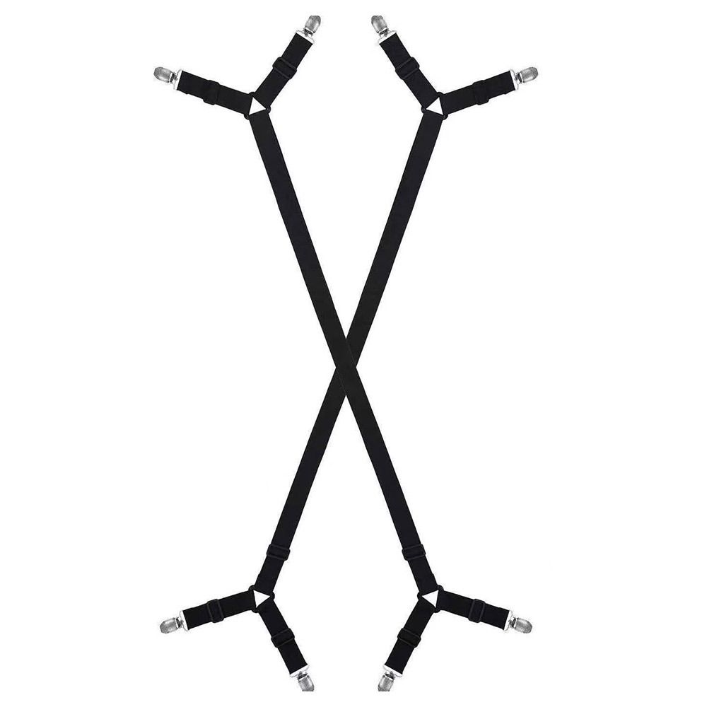 Non-Slip Bed Sheet Holder Adjustable Fixing Strap Grippers Durable Clothes Pegs  Blankets