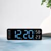 Rectangular Multifunctional Electronic Clock with Large Font - Can Hang or Stand 