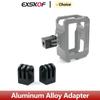 Aluminum Alloy 1/4 Tripod Adapter Mount For GoPro Hero 13 12 11 10 9 Insta360 X2 X3 X4 SJCAM AKASO DJI Osmo Action 5 4 3 Camera