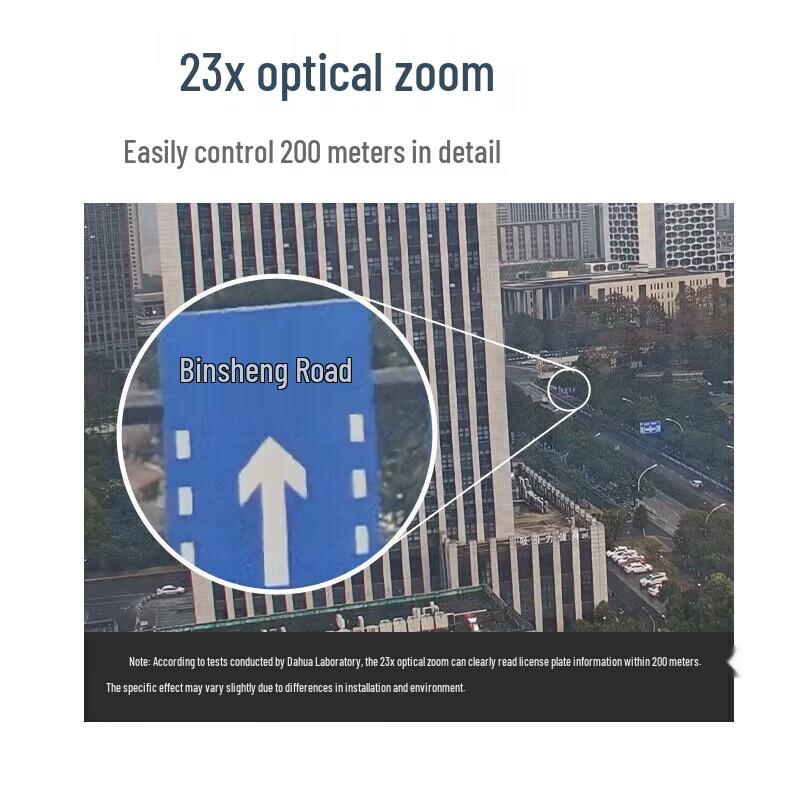 Dahua 2MP 23x Optical Zoom Night Vision PTZ Dome Camera CN plug (adapter included)