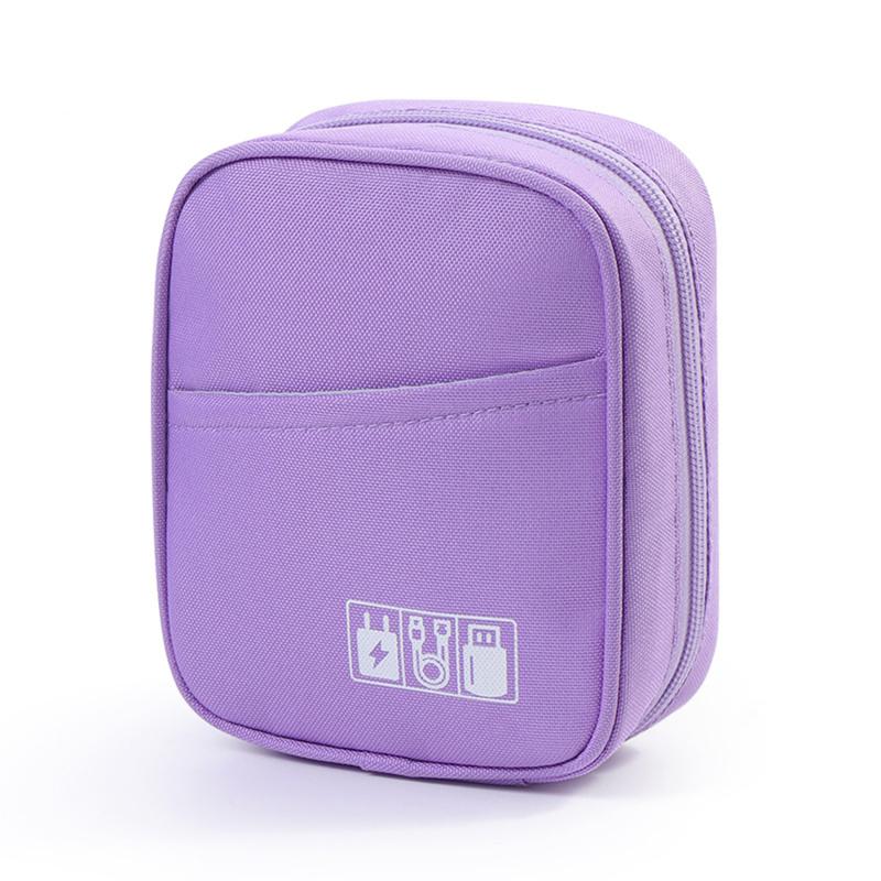 Сумка для хранения кабеля Водонепроницаемый электронный органайзер Дорожный футляр USB-кабель для зарядки Сумка для хранения