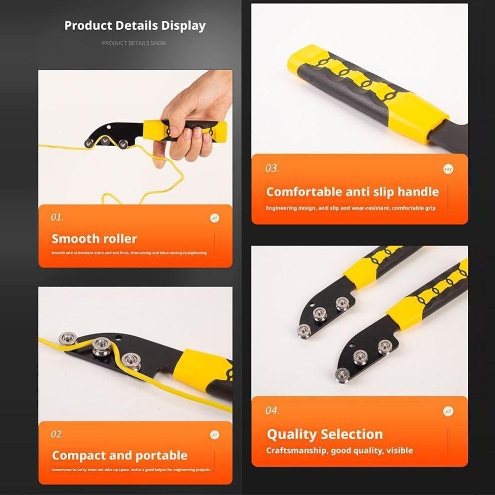 Professional Tubing Straightener Tool Paralleling Straightener for Copper & Aluminium Wire Reset
