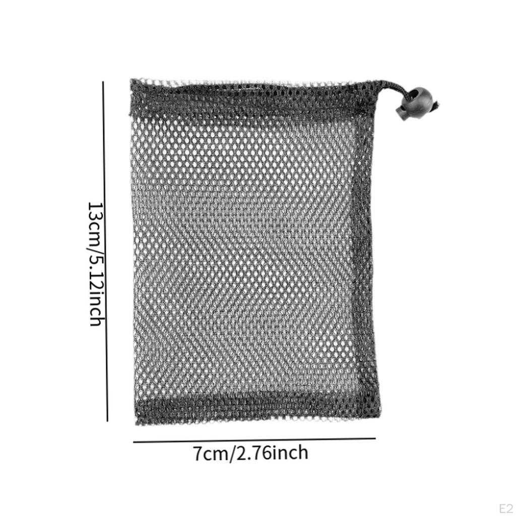 Компактная сетчатая сумка с завязками для хранения и организации