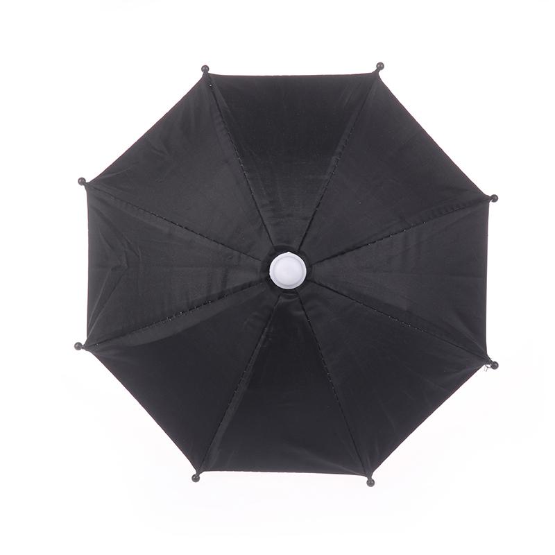 Auto Portable Mobile Phone Holder Car Mini Sunshade Rainproof Bike Motorcycle Decoration Umbrella Phone Stand Bracket Umbrella