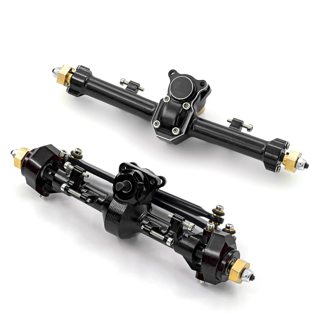 RC Car Front Axle Rr Axle Aluminum Alloy RC Axles Replacements for 1/24  al SCX24 90081  00005 C10  00006  00002 RC Car