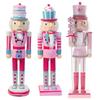 14-дюймовая рождественская фигурка Щелкунчика, кукла-игрушка, декор для дома, Новый год