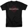 Черная футболка унисекс с логотипом Battlestar Galactica и научно-фантастическим телешоу Phoenix