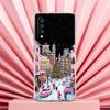 Чехол для Samsung A56 A36 A26 A24 A16 A14 A12 A32 A50 A70 A20E A22 A40 A34 A54 A42 A52 5G A04s A06 Обложка Мультяшный Рождественский Стиль