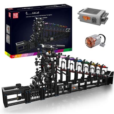 Mold King 26006 Rolling Ball Building Block Моторизованная Радуга Тенсегрити Модель Сборка Мраморный Бег Игрушки Детский Рождественский Подарок