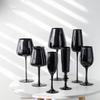 Black Crystal Opaque Champagne Flutes Elegant Crystal Champagne Glasses Crystal Champagne Flutes Vintage Glassware