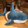 15-140cm Kawaii Shark Plush Toy Big Stuffed Animal Super Soft Colorful Doll Whale Large Long Sleeping Pillow Party Gift for Kids