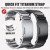 Men Titanium Strap for Samsung Galaxy Watch 8 7 6 5 4 FE 40mm44mm 8 Classic 46mm Band for Galaxy Watch Ultra 4/6 Classic 5 Pro