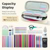 Oxford Cloth Minimalist Pen Bag Zippered Stationery Organizer  Back-To-School Season
