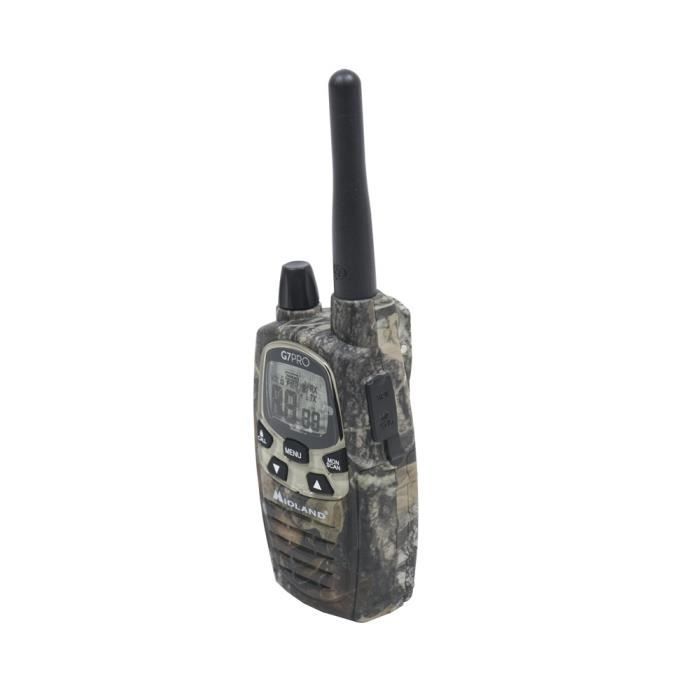 MIDLAND G7 Pro version Camouflage Talkie Walkie vendu à l'Unité