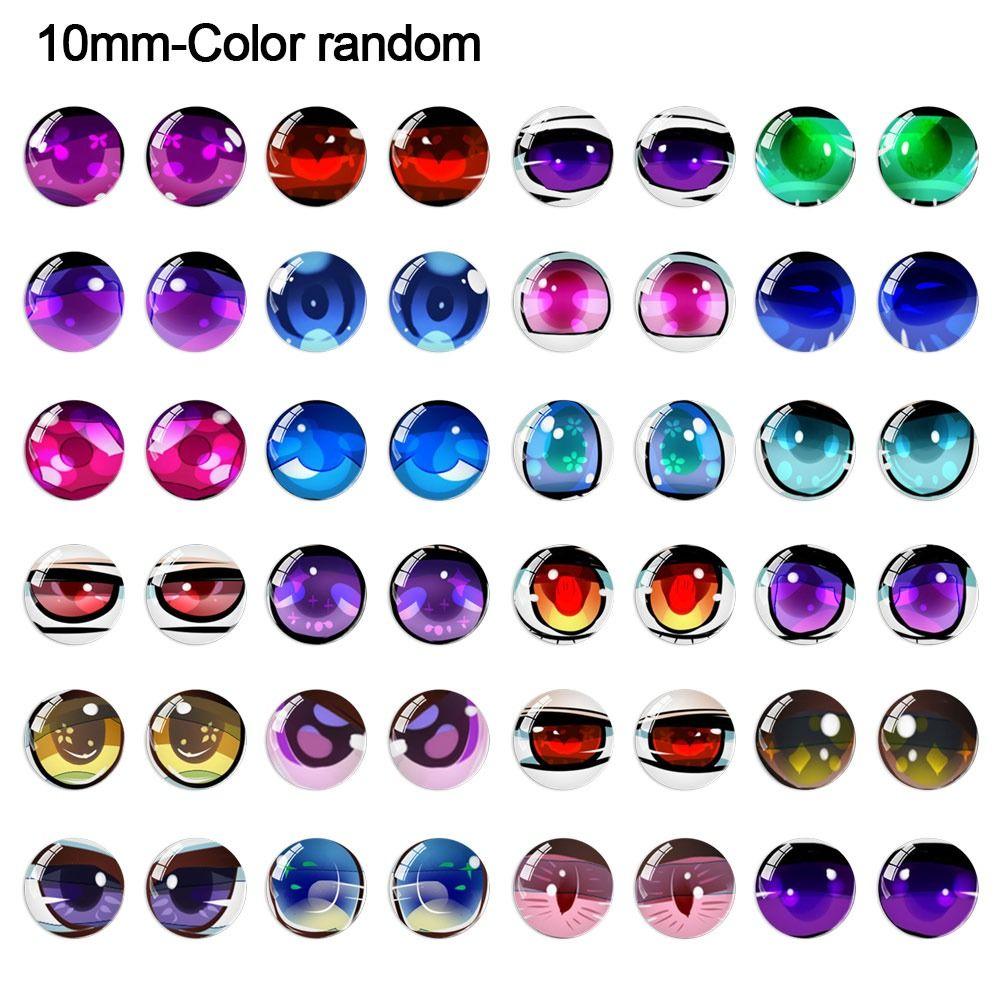 20pcs/10pairs Plastic Puppet Crystal Eyes Crystal Glitter Crystal Eyes DIY Doll Accessories