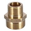 Brass Fitting Hex Nipple Reducing Male Pipe 3 4  To 1 2  Water Tube Fittings (Intensification)