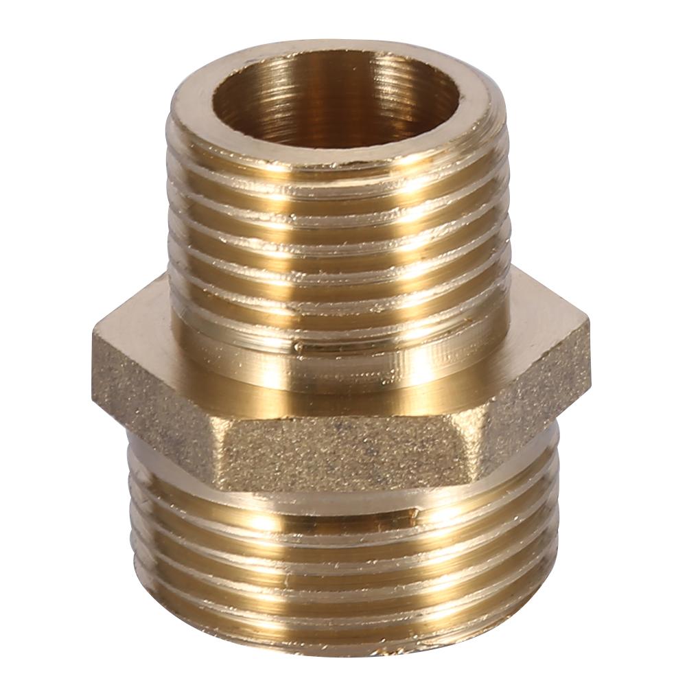 Brass Fitting Hex Nipple Reducing Male Pipe 3 4 To 1 2 Water Tube Fittings (Intensification)