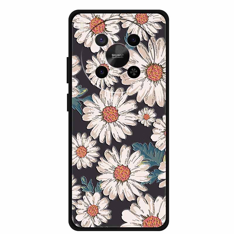 For ZTE Blade V70 Max Case 3D Blossom Emboss Soft Silicone Phone Cover for Nubia V70 Max Cases Relief Flower Shell New V 70 Max