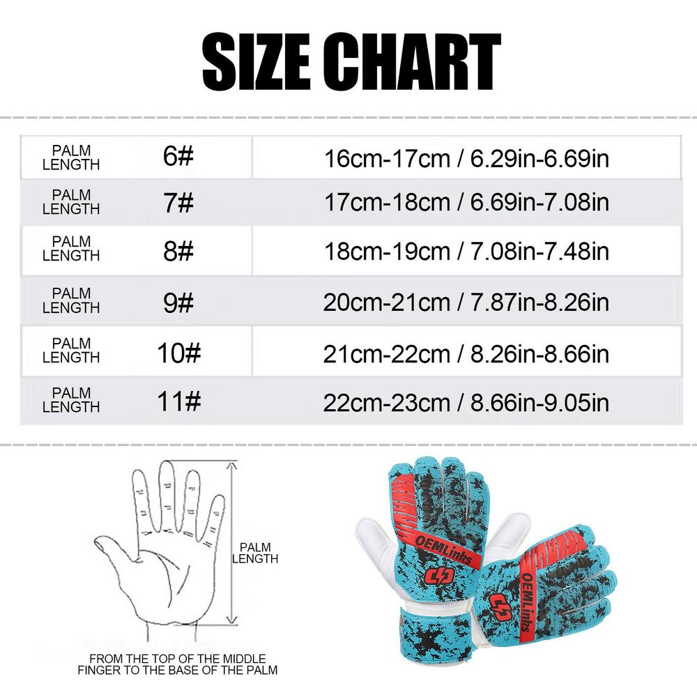 Профессиональные вратарские перчатки, футбольные перчатки, противоскользящие дышащие утолщенные профессиональные вратарские перчатки для защиты пальцев