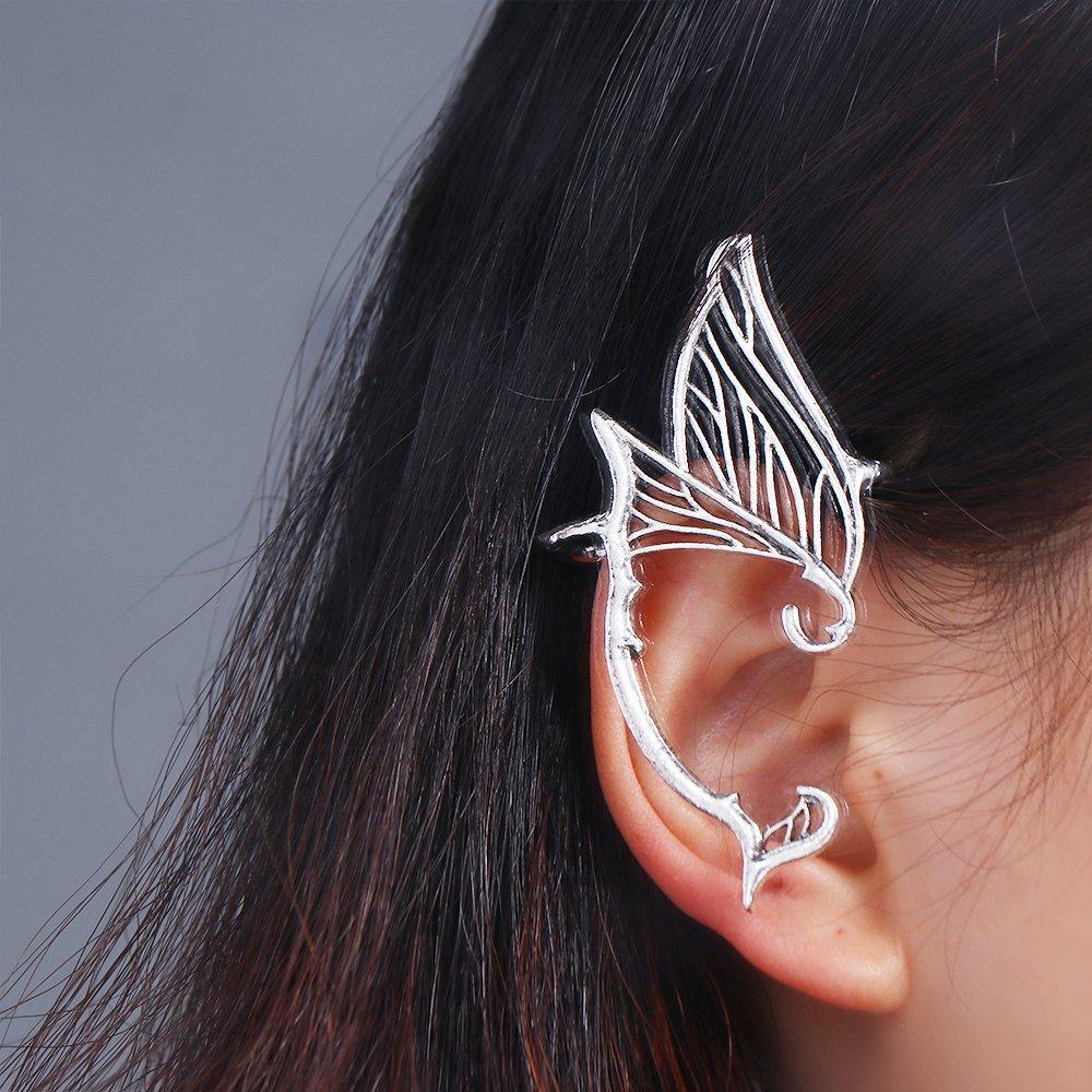 Серьги из цинкового сплава с одной стороны, корейский стиль, кафф, милый эльф, клипса для ушей, подарок для девочек
