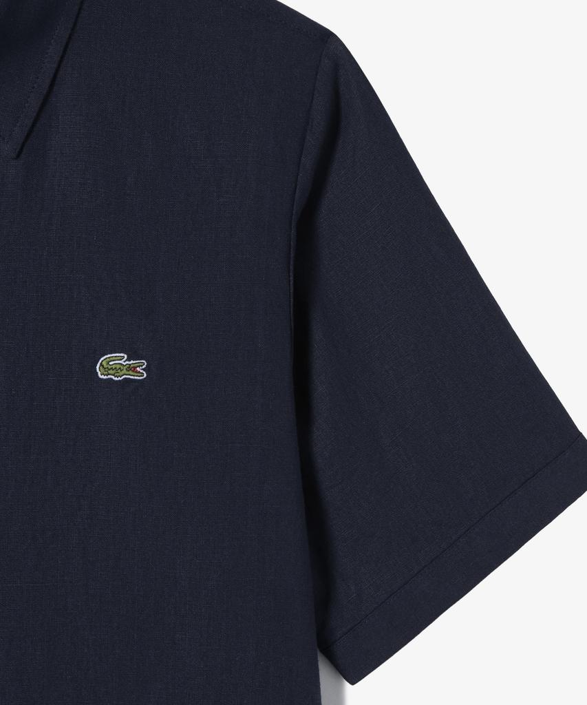 LACOSTE Женская новая классическая рубашка с коротким рукавом Cf139E-56G 166