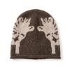Autumn and winter hats Women's retro stacking hats Versatile knitted hats Wool hats Warm and cold-proof ear protection Baotou hats Tide