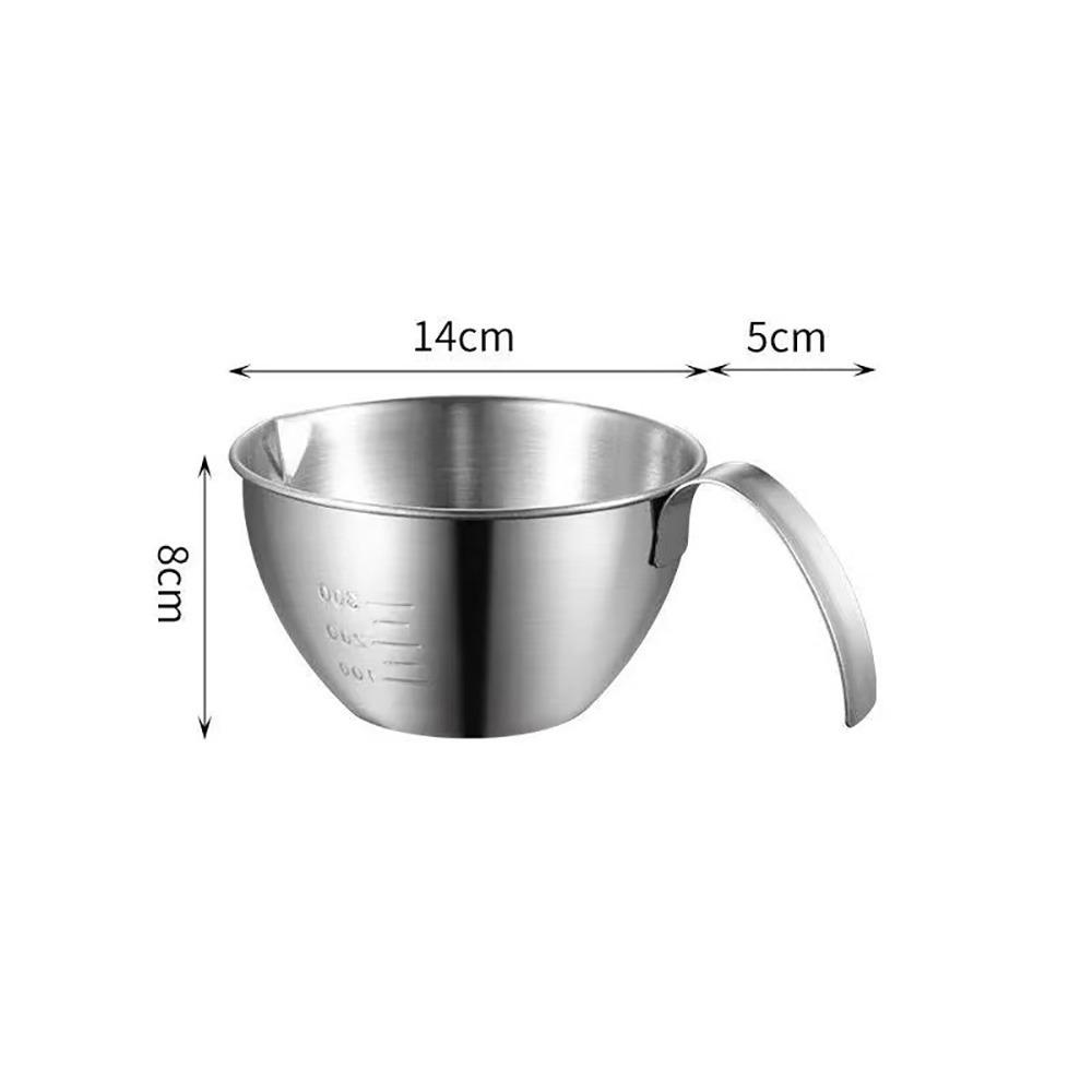 with Scale Colander Basin Stainless Steel Kitchen Measuring Bowl Measuring Spoon Set Baking