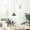 VidaXL Height-Adjustable Pendant Lamp E27 Glossy Green Ø 22cm Metal, Hanging Lighting, Kitchen Pendant Lighting, 4103445