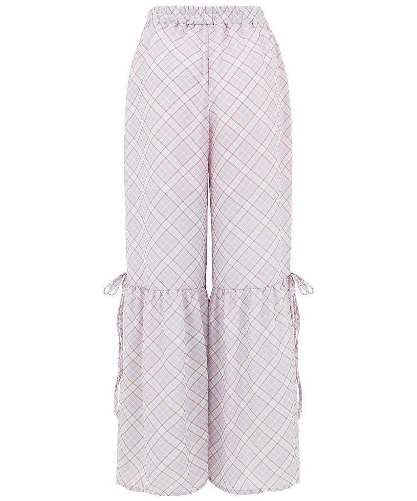 PLASMA SPHERE Check Pants In Pink