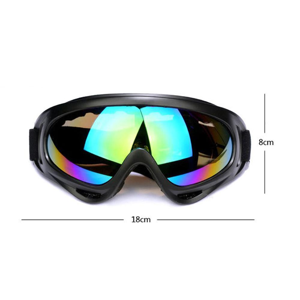 Ski Goggles Flexible Anti-uv Wind Sand Protecting Motorcycle Glasses Anti Glare Windproof Dustproof UV Protective Gears Accessories