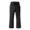Fashion Women Fashion Casual Solid Color Drawstring Pocket Calf-Length Pants