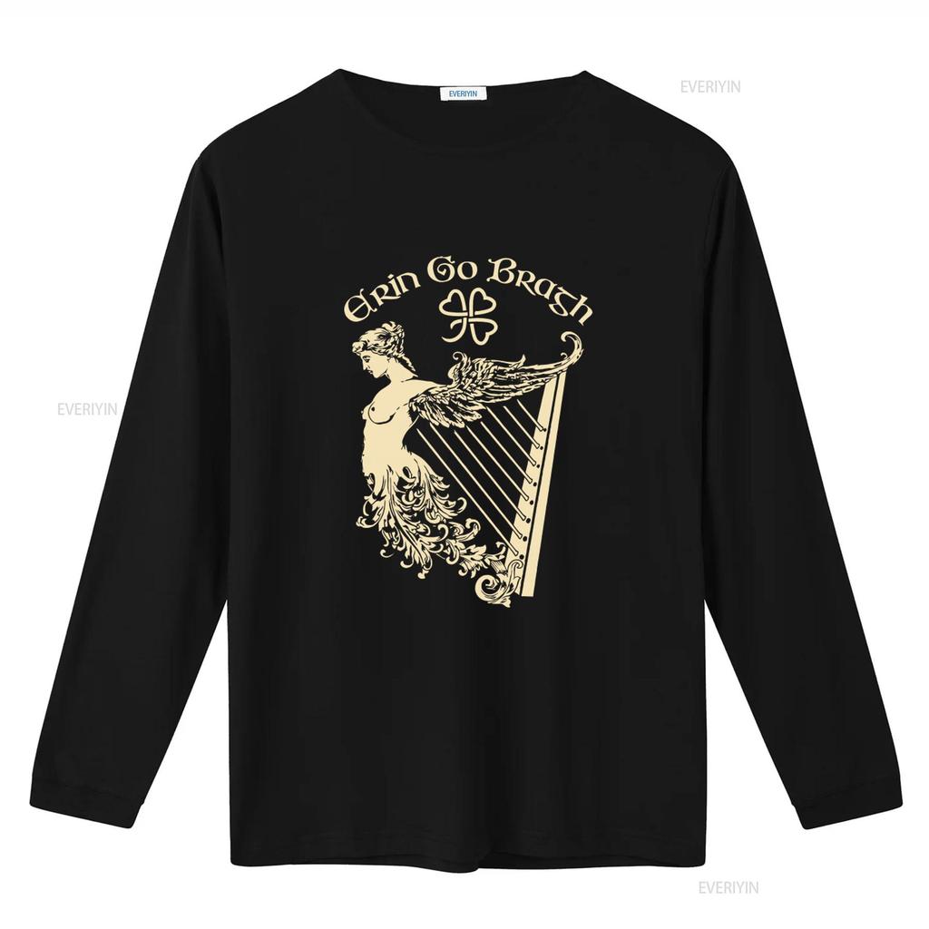 Erin Go Bragh Эйре Ирландская арфа Ирландия День Святого Патрика Футболка Новые Горячие Предложения винтаж Стирка Унисекс уличная мода дизайнерская одежда
