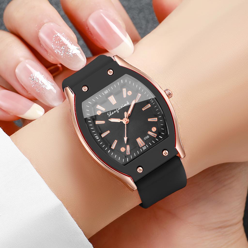 Xiaomi Fashion Women Silicone Strap Quartz Wristwatch Niche Simple Dial Watches Reloj Mujer Girls Clock Gift(Without Box)