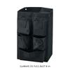 Replacement Janitorial Cart Bag, 15.7 x 11.0 x 27.6 in Housekeeping Bags with 5 Pockets, Heavy Duty Oxford Commercial Cleaning Cart Bag
