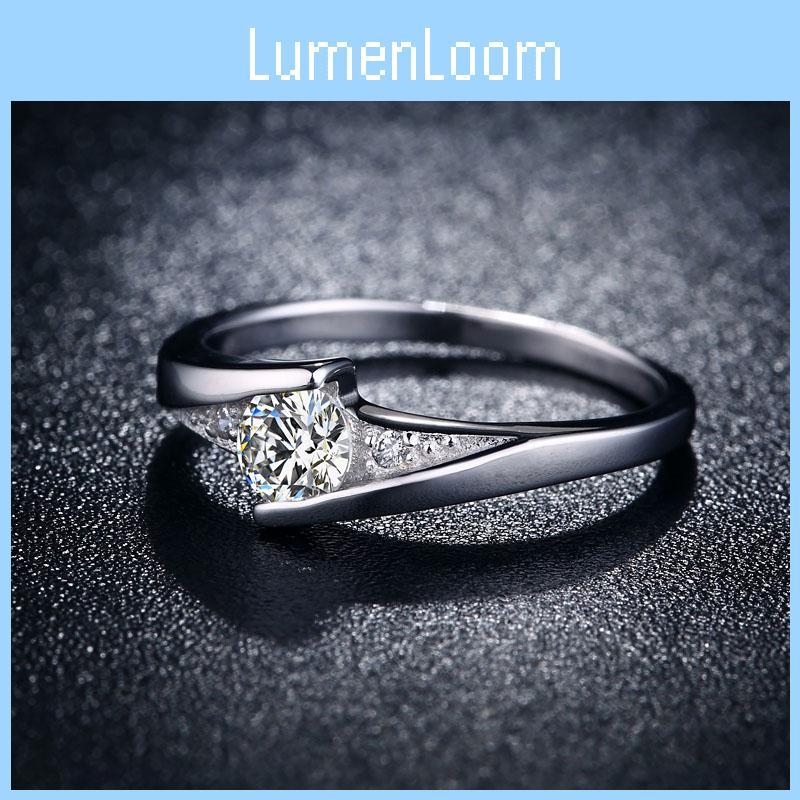 Copper Silver Plated Jewelry Ring For Women Fashion Hand Accessory For Gift