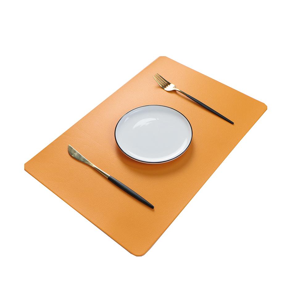 Set of 4 Placemats Durable Waterproof Woven Vinyl Easy To Clean Heat Resistant PVC For Dining Kitchen Wedding Decor
