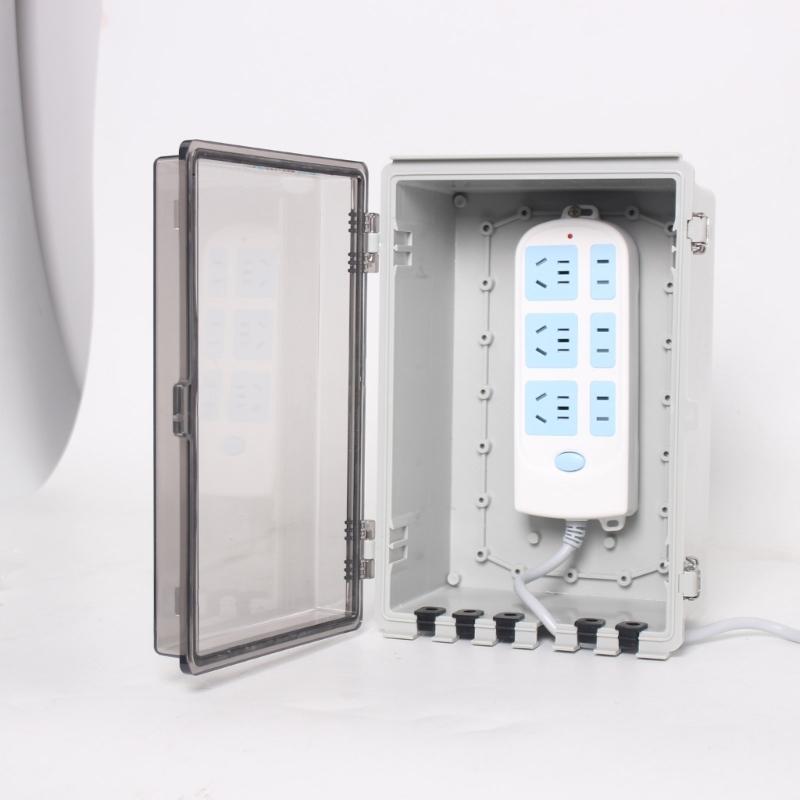 Electrical Enclosure Plastic Outdoor Electrical Connection Box Waterproof Power Box Indoor Wire Shell Easy to Install