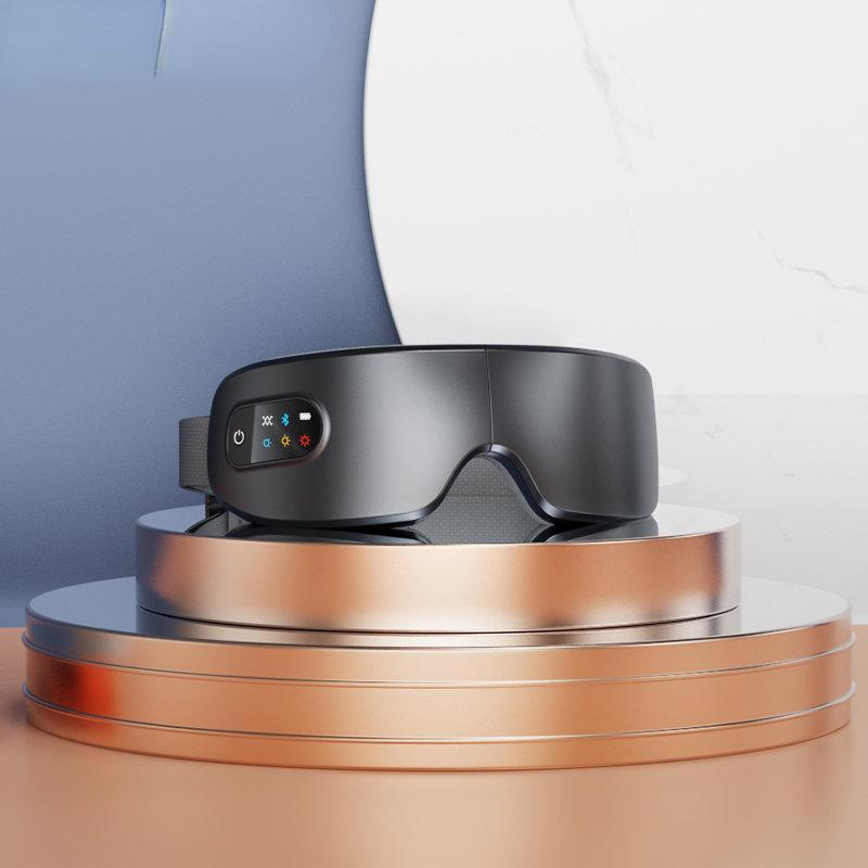 Массажер для глаз с подогревом, вибрацией и музыкой по Bluetooth, умная массажная маска для глаз от напряжения глаз, облегчение мигрени, улучшение сна