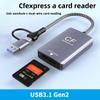 USB3 2 Gen2 10Gbps CFexpress Type A Memory Card Reader Fast Data Transfer for Mobile Phones and Cameras