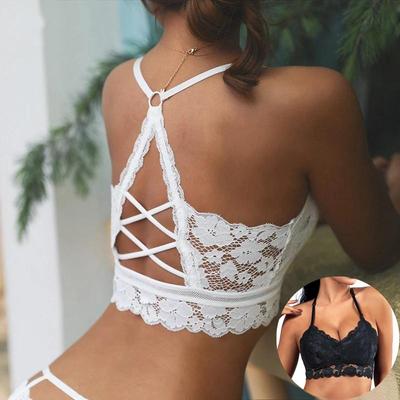 Новый сексуальный кружевной бюстгальтер без косточек, нижнее белье, укороченные топы, жилеты, укороченный топ, бюстье, топы на бретельках, жилет с лямками на спине, камзол